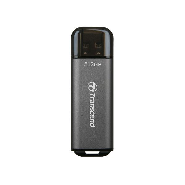 Transcend JetFlash 920 - Chiavetta USB - 512 GB - USB 3.2 Gen 1 - grigio spazio