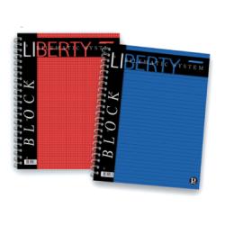 Blocchi Liberty spiralati A4 5 mm Fg. 80 70 gr/mq spiralato (conf.5)