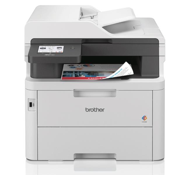 Brother MFC-L3760CDW - Stampante multifunzione - colore - LED - A4/Legal (supporti) - fino a 26 ppm (copia) - fino a 26 ppm (stampa) - 250 fogli - 33.6 Kbps - USB 2.0, Gigabit LAN, Wi-Fi(n), host USB