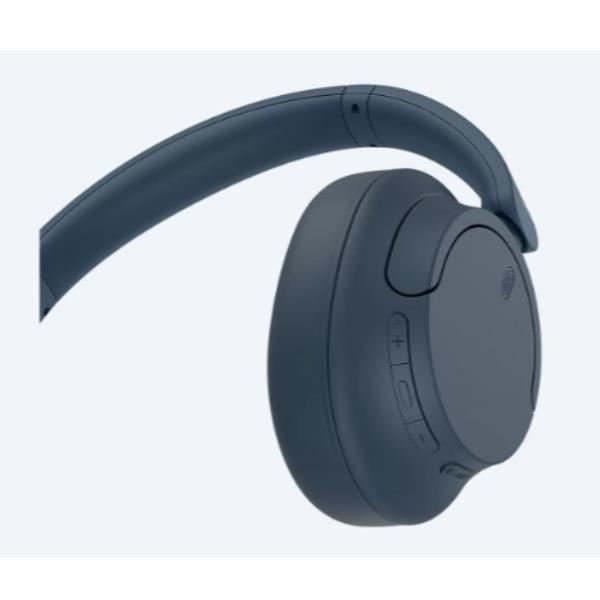 Sony WH-CH720N - Cuffie con microfono - dimensione completa - Bluetooth - senza fili, cablato - eliminazione rumore attivata - jack 3,5 mm - blu