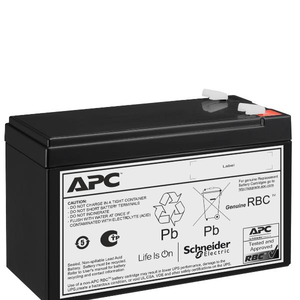 APC Replacement Battery Cartridge #175 - Batteria UPS (equivalente a: APC RBC175) - 1 batteria x - Piombo - nero