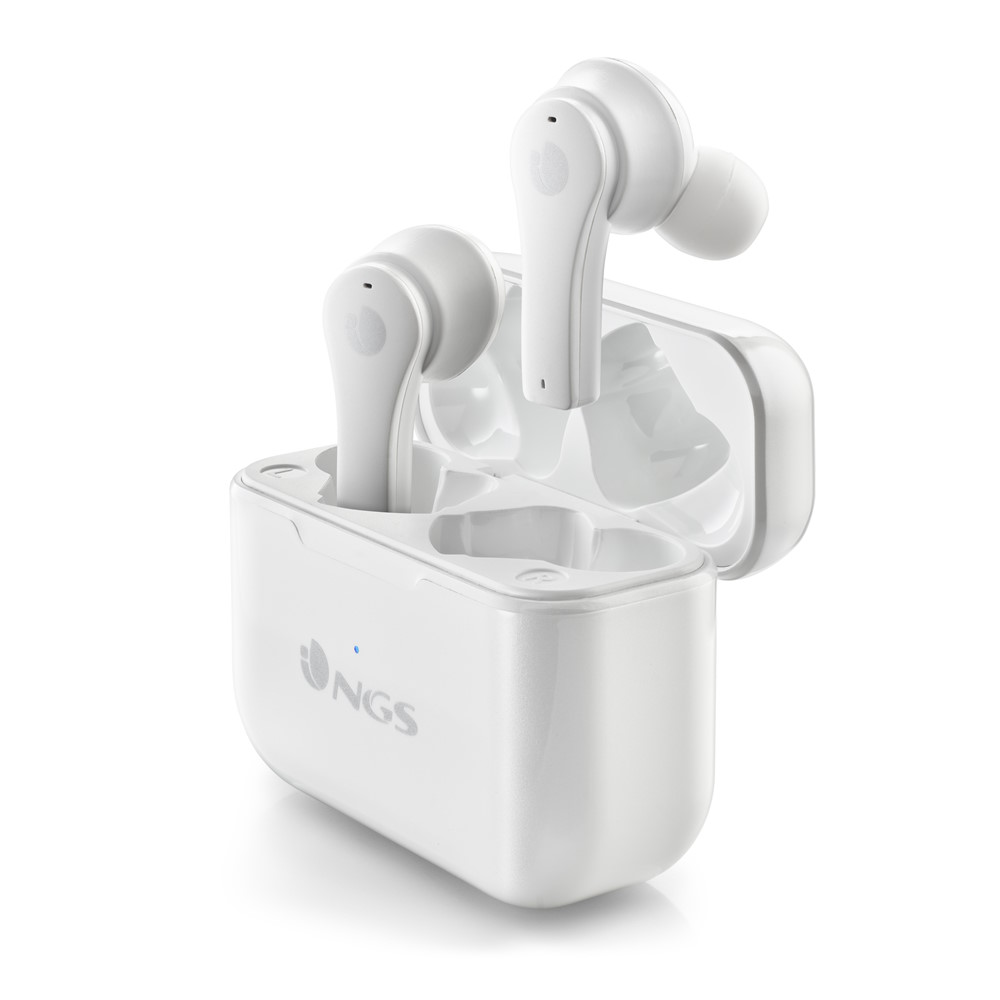 NGS Artica Bloom - True wireless earphones con microfono - in-ear - Bluetooth - bianco