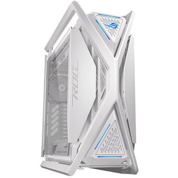 ASUS ROG Hyperion GR701 - Case da gaming full tower - ATX esteso - pannello laterale finestrato (vetro temperato) - senza alimentazione - bianco - USB/Audio