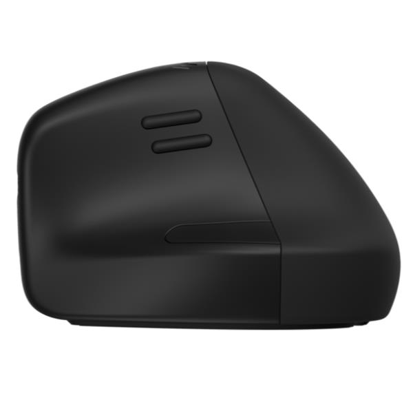 HP 925 - Mouse verticale - ergonomico - 6 pulsanti - senza fili - 2.4 GHz, Bluetooth 5.3 - ricevitore wireless USB - nero - 100% paper-based packaging