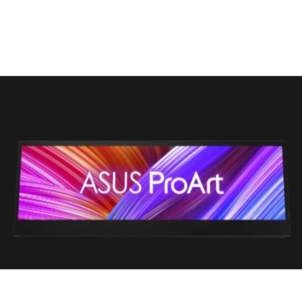 ASUS ProArt PA147CDV - Monitor a LED - 14" - touchscreen - 1920 x 550 Full HD @ 60 Hz - IPS - 400 cd/m2 - 1200:1 - 5 ms - HDMI, 2xUSB-C - altoparlanti - nero
