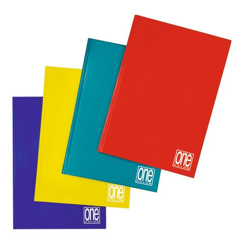 Blasetti One Color - Taccuino - A5 - 72 fogli / 144 pagine - a righe - disponibile in colori assortiti
