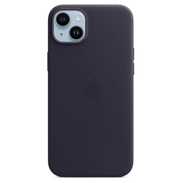 Apple - Cover per cellulare - compatibile MagSafe - pelle - mezzanotte - per iPhone 14 Plus