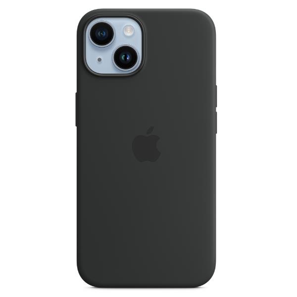 Apple - Cover per cellulare - compatibile MagSafe - silicone - mezzanotte - per iPhone 14 Plus