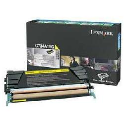 Lexmark - Giallo - originale - cartuccia toner LCCP, LRP - per Lexmark C734, C736, X734, X736, X738