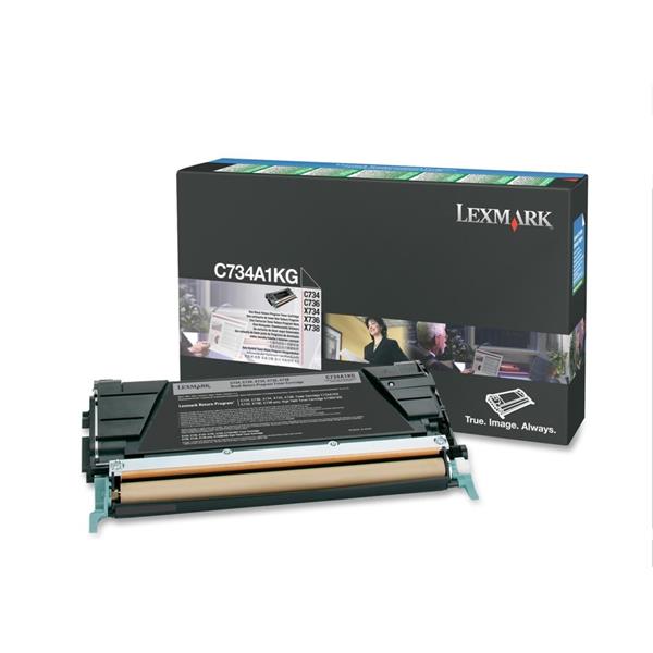 Lexmark - Nero - originale - cartuccia toner LCCP, LRP - per Lexmark C734, C736, X734, X736, X738