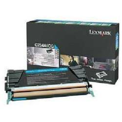 Lexmark - Ciano - originale - cartuccia toner LCCP, LRP - per Lexmark C734, C736, X734, X736, X738