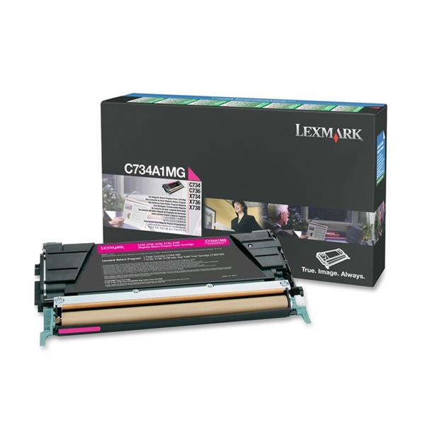Lexmark - Magenta - originale - cartuccia toner LCCP, LRP - per Lexmark C734, C736, X734, X736, X738