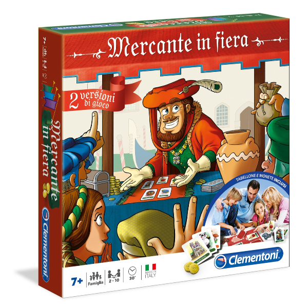 Clementoni - Mercante in fiera - gioco da tavola