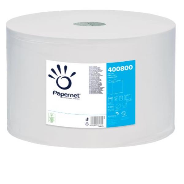 Papernet - Carta igienica - pura cellulosa - 2030 fogli - rotolo - 740.95 m - bianco