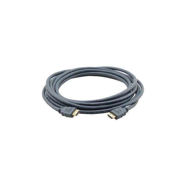 Kramer C-HM/HM - High Speed - cavo HDMI - HDMI maschio a HDMI maschio - 7.6 m - tripla schermatura - grigio - supporta 4K 60 Hz