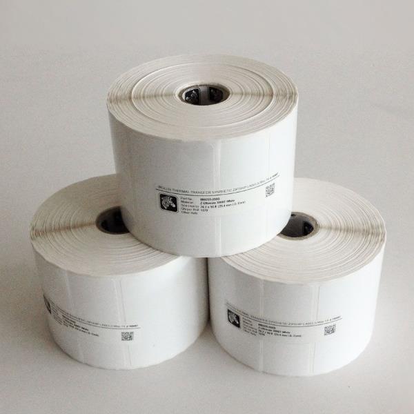 Zebra Z-Ultimate 3000T - Poliestere - Lucido - adesivo acrilico permanente - bianco - 76.2 x 76.2 mm 12000 etichette (12 rotolo(i) x 1000) etichette