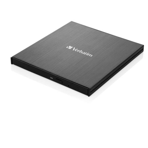 Masterizzatore CD/DVD slimline esterno con connessione USB-C - Verbatim - 43886