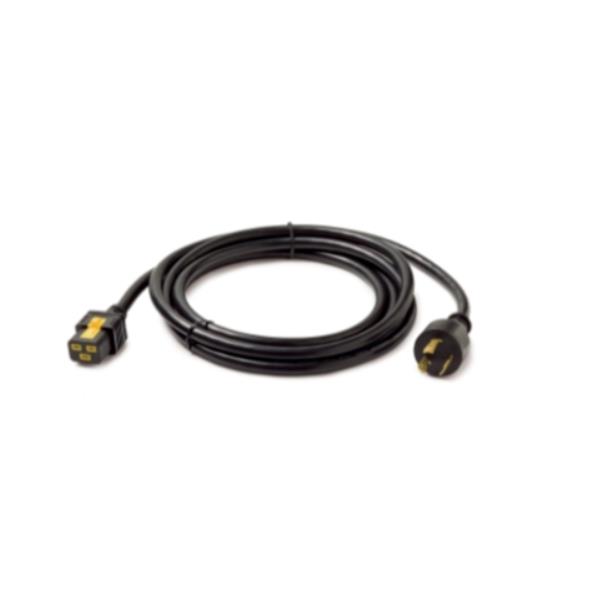 APC - Cavo di alimentazione - NEMA L5-20 (M) a IEC 60320 C19 - 120 V c.a. V - 20 A - 3 m - nero - per P/N: SMT2200I-AR, SMT2200R2I-AR, SMT3000I-AR, SMT3000R2I-AR, SRT2K2RXLNX145
