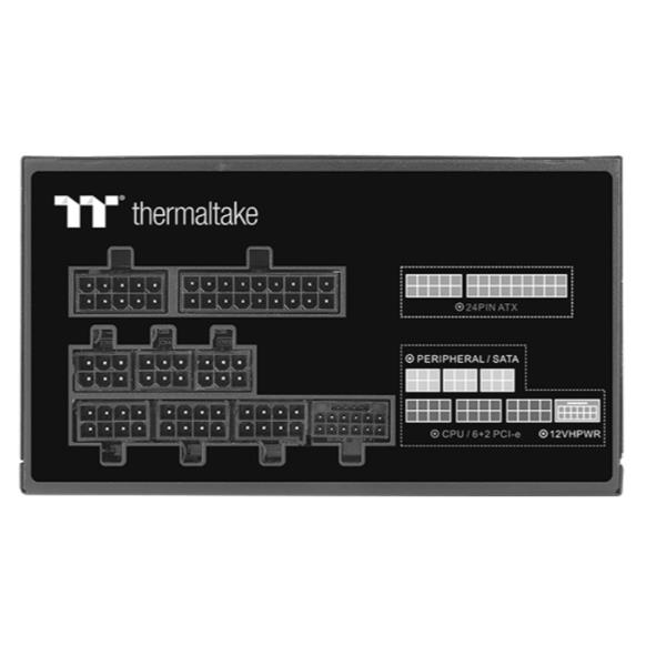 Thermaltake ToughPower GF3 A3 - TT Premium Edition - alimentazione (interna) - ATX12V 3.0 - 80 PLUS Gold - 100-240 V c.a. V - 750 Watt - PFC (fattore di correzione alimentazione) attivo - nero