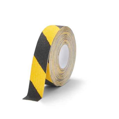 Nastro adesivo antiscivolo DURALINE GRIP+ - 5 cm x 15 m - giallo/nero - Durable