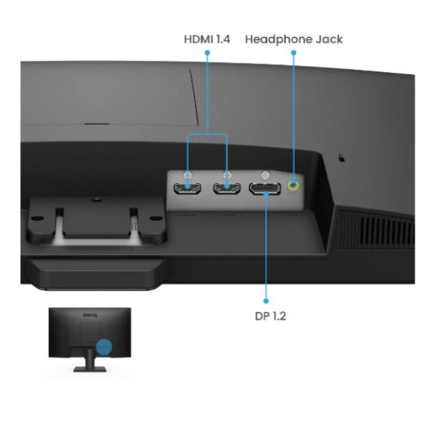 BenQ GW2790 - Monitor a LED - 27" (27" visualizzabile) - 1920 x 1080 Full HD (1080p) @ 100 Hz - IPS - 250 cd/m² - 1300:1 - 5 ms - 2xHDMI, DisplayPort - altoparlanti - nero