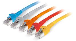 PATCH CORD S/FTP CAT.6A 4X2X26AWG CONDUTTORE A TREFOLO GUAINA FRNC/LSHF COLORE GRIGIO 1M