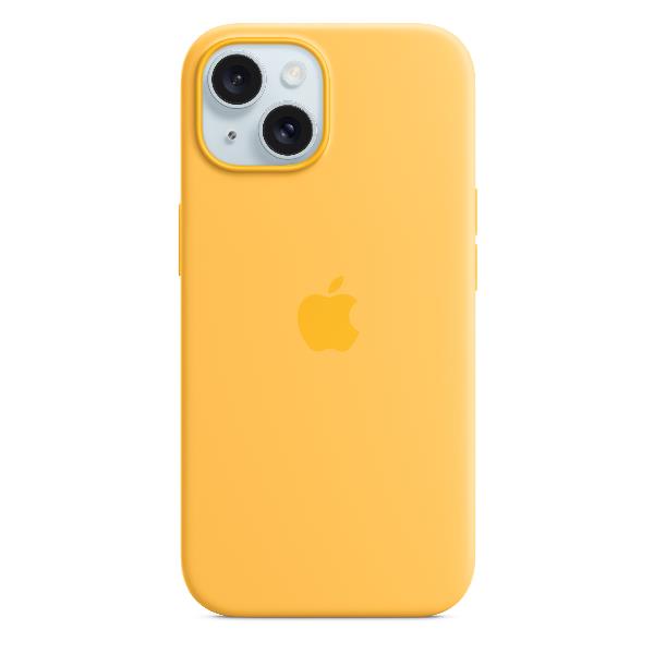 Apple - Cover per cellulare - compatibile MagSafe - silicone - luce solare - per iPhone 15 Plus