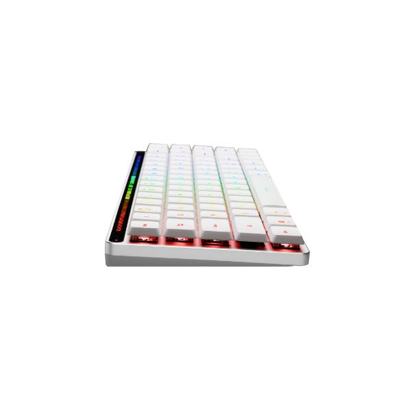 ASUS ROG Falchion RX - Tastiera - low profile - 65% (compact) - con pannello touch - backlit - senza fili - USB, 2.4 GHz, Bluetooth 5.1 - QWERTY - italiana - interruttore: meccanica ottica ROG RX RED - bianco