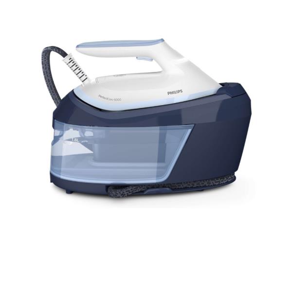 Philips PerfectCare 6000 Series PSG6026 - Ferro da stiro generatore di vapore con spegnimento automatico - piastra: SteamGlide Plus - 2400 W