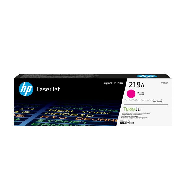 HP 219A - Magenta - originale - LaserJet - cartuccia toner (W2193A) - per P/N: 499Q6F#B19, 499Q8F#B19
