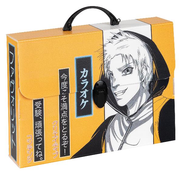 Valigetta Polionda Manga - 27 x 37,5 cm - dorso 8 cm - fantasie assortite - Favorit