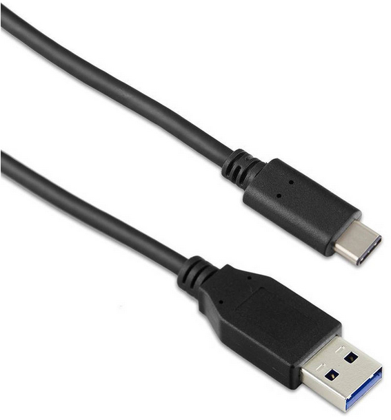 Targus - Cavo USB - 24 pin USB-C (M) a USB Tipo A (M) - USB 3.1 Gen 2 - 3 A - 1 m - supporto 4K - nero - Europa