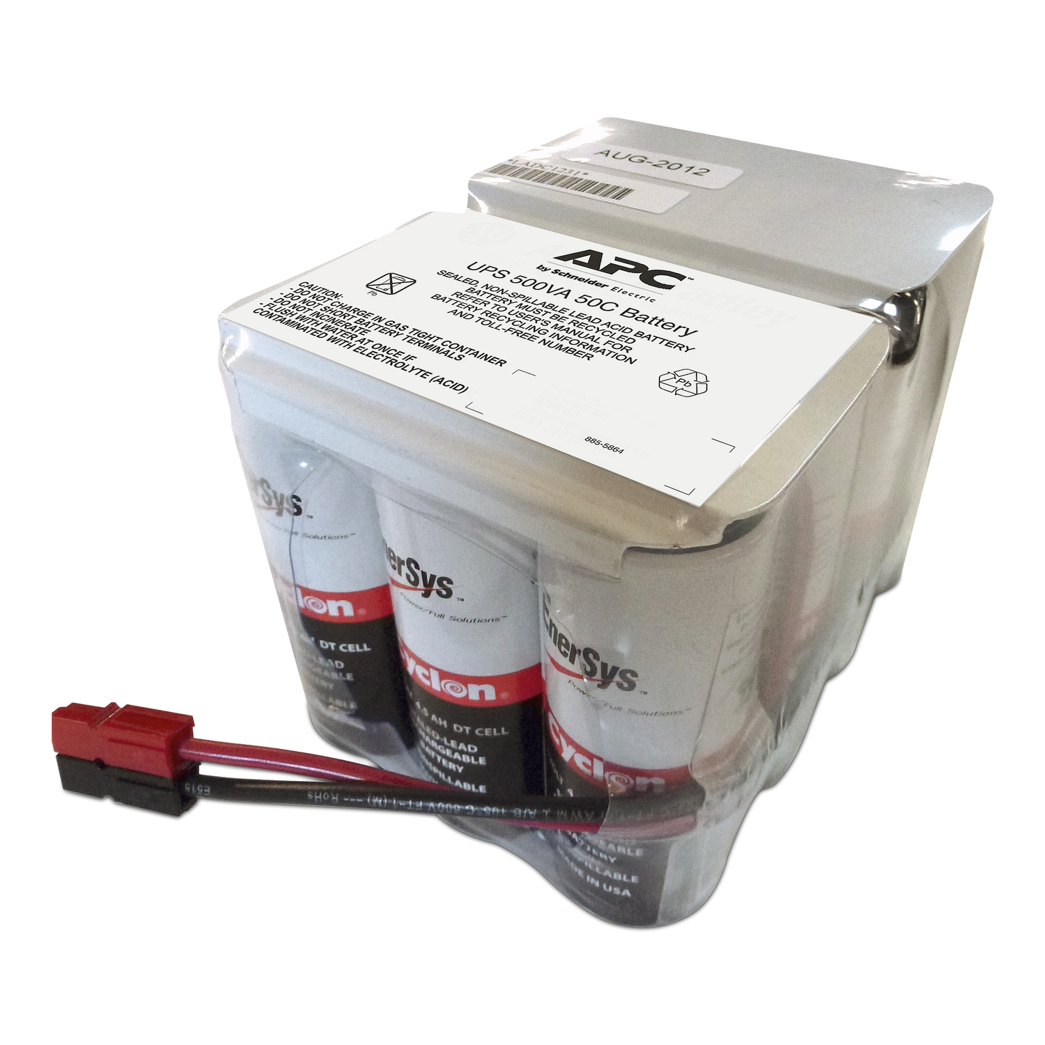 APC Replacement Battery Cartridge #136 - Batteria UPS - 1 batteria x - Piombo - 108 Wh - per P/N: SUA500PDR, SUA500PDR-H, SUA500PDRI, SUA500PDRI-H