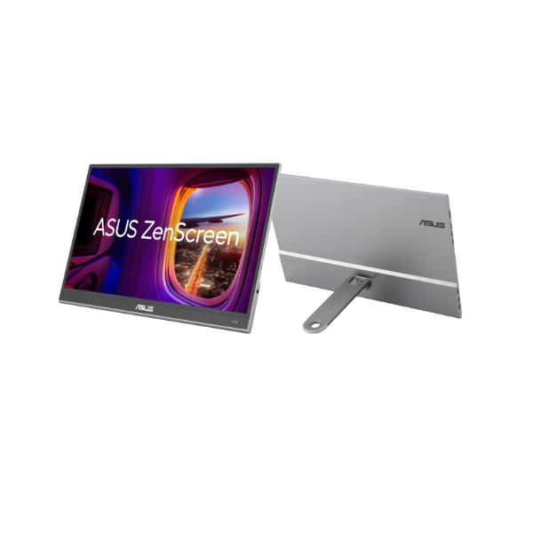 ASUS ZenScreen OLED MQ16AHE - Monitor OLED - 16" (15.6" visualizzabile) - portatile - 1920 x 1080 Full HD (1080p) @ 60 Hz - 400 cd/m² - 1000000:1 - HDR10 - 1 ms - Mini HDMI, 2xUSB-C