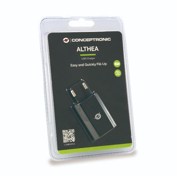 Conceptronic CUSBPWR1A USB Charger 1A - Alimentatore - 1000 mA (USB)