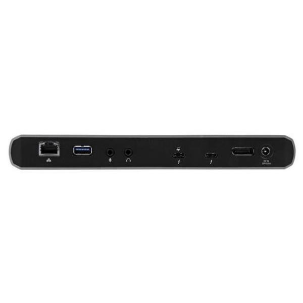 StarTech.com Thunderbolt 3 Dock, Dual Monitor 4K 60Hz TB3 Laptop Docking Station with DisplayPort, 85W Power Delivery, 3x USB 3.0, Gigabit Ethernet (GbE), Thunderbolt 3 Dock with PD - Dual 4K 60Hz TB3 Dock (TB3DK2DPPDUE) - Docking station - Thunderbolt 3 - DP - 1GbE
