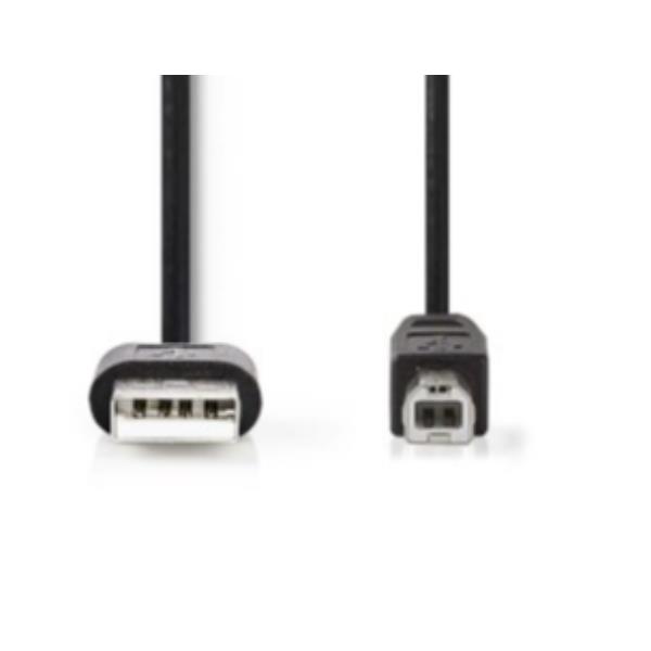 CAVI COMPUTER  MOBILE - CAVO USB A-B 2.0 NERO 3 MT