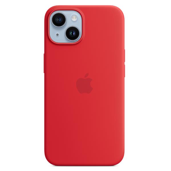 Apple - (PRODUCT) RED - cover per cellulare - compatibile MagSafe - silicone - rosso - per iPhone 14