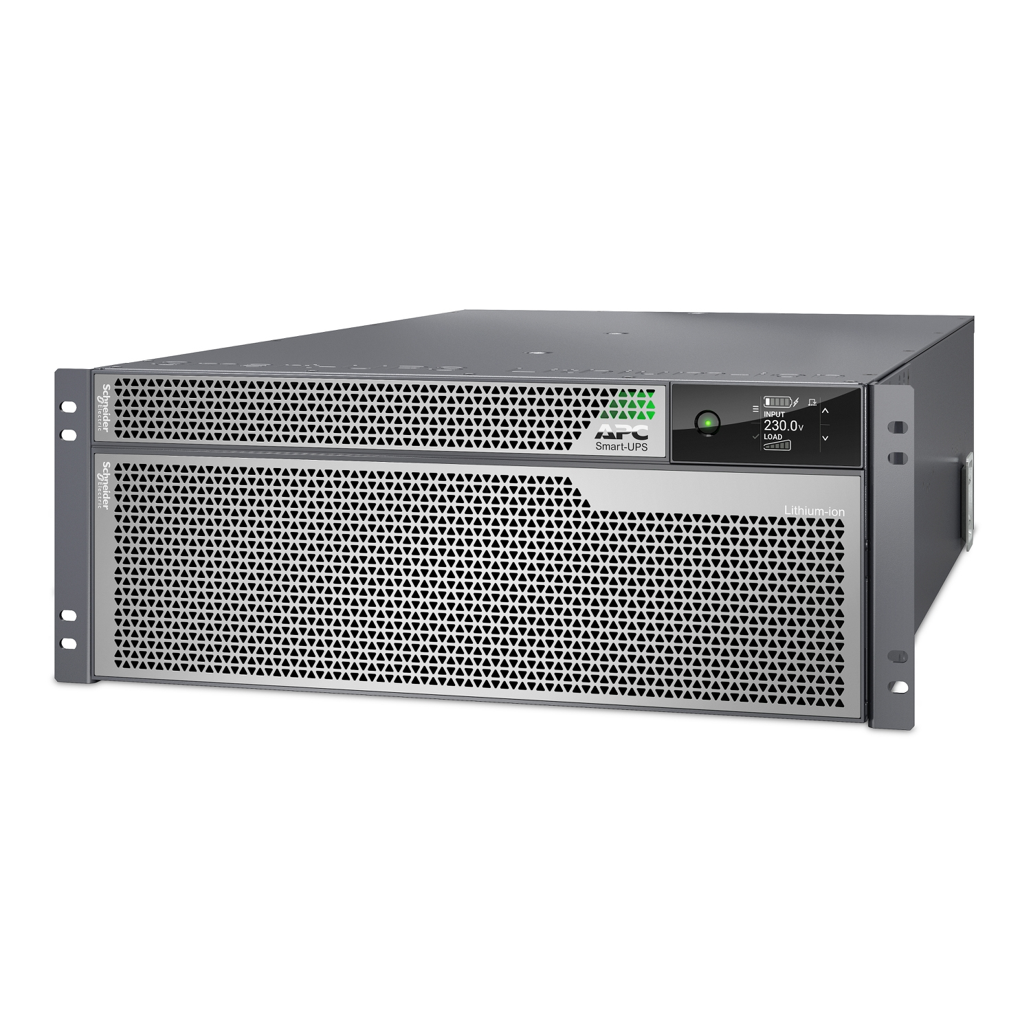 APC Smart-UPS Ultra SRTL8KRM4UI - UPS (montabile in rack) (alta density) - online - 230 V c.a. V - 8000 kW - 8000 VA - Ioni di litio - connettori di uscita 12 - 4U - grigio argento - per P/N: AP9335T, AP9335TH, AP9640, AP9641, AP9810, AP9834, SRTL180RM2UBP, SRTRK2, SRYLBM