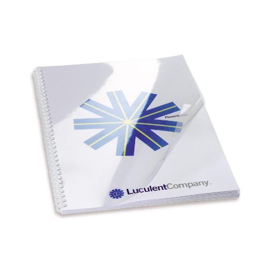 Copertine Hi-Clear - A4 - 180 micron - neutro trasparente - GBC - scatola 100 pezzi