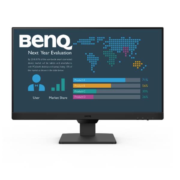 BenQ BL2490T - Business - monitor a LED - 23.8" - 1920 x 1080 Full HD (1080p) @ 100 Hz - IPS - 250 cd/m² - 1300:1 - 5 ms - 2xHDMI, DisplayPort - altoparlanti