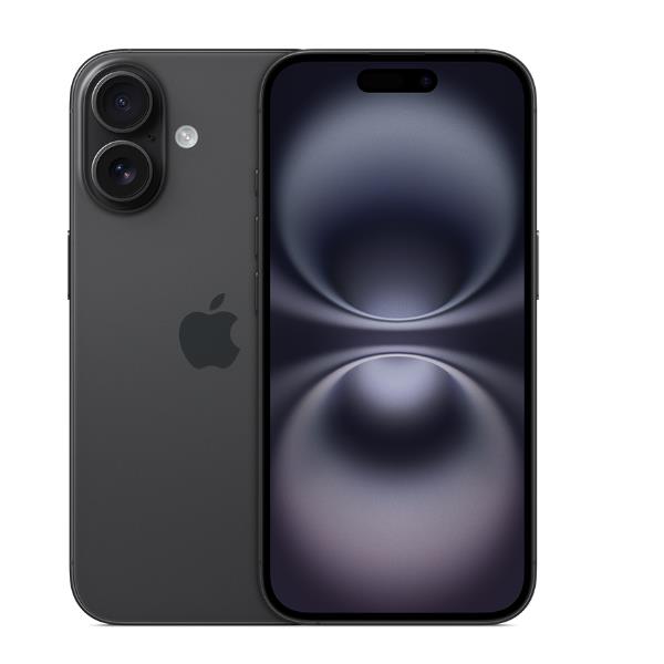 Apple iPhone 16 Plus - 5G smartphone - dual SIM /Memoria Interna 256 GB - display OLED - 6.7" - 2796 x 1290 pixels - 2x fotocamere posteriori 48 MP, 12 MP - front camera 12 MP - nero