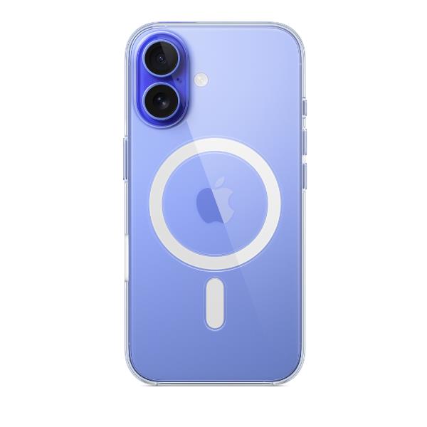 Apple - Cover per cellulare - compatibile MagSafe - policarbonato - trasparente - per iPhone 16 Plus