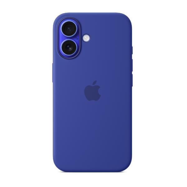 Apple - Cover per cellulare - compatibile MagSafe - silicone - blu oltremare - per iPhone 16
