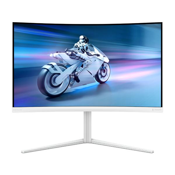 Philips Evnia 5000 32M2C5501 - Monitor a LED - gaming - curvato - 32" (31.5" visualizzabile) - 2560 x 1440 QHD @ 180 Hz - Fast VA - 3500:1 - HDR10 - 0.5 ms - 2xHDMI, DisplayPort - bianco