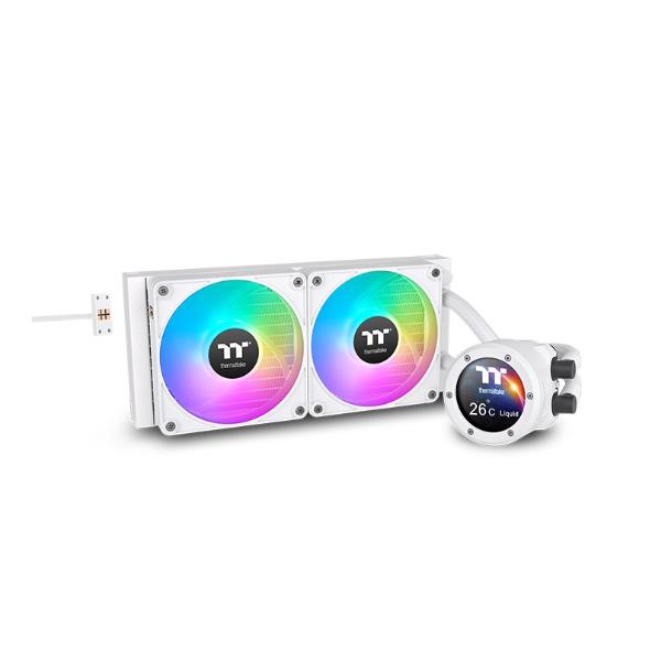 Thermaltake - TH420 V2 Ultra ARGB Sync All-In-One Liquid Cooler - Snow Edition