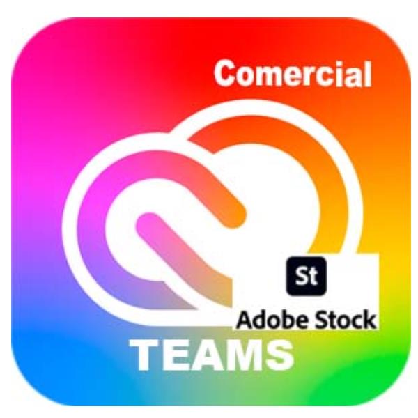 Adobe Creative Cloud for teams - All Apps - Nuovo abbonamento (1 anno) - 10 attivita' al mese - GOV - Adobe Value Incentive Plan (VIP) Marketplace - Livello 1 (1-9) - Win, Mac - Multi European Languages - con Adobe Stock