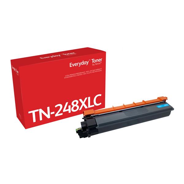 Everyday - Alta resa - ciano - compatibile - scatola - cartuccia toner (alternativa per: Brother TN-248XLC) - programma di restituzione Green World Alliance - per Brother DCP-L3520, L3560, HL-L3220, L3240, L8230, L8240, MFC-L3740, L3760, L8340, L8390