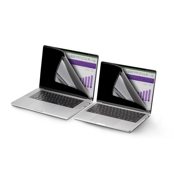StarTech.com 14-inch MacBook Pro 21/23 Laptop Privacy Screen, Removable and Reversible Anti-Glare Privacy Filter, Magnetic Laptop Screen Protector with +/- 30 Deg. Viewing Angle - 51% Blue Light Reduction (142MM-PRIVACY-SCREEN) - Filtro privacy notebook - rimovibile - magnetico - 14"