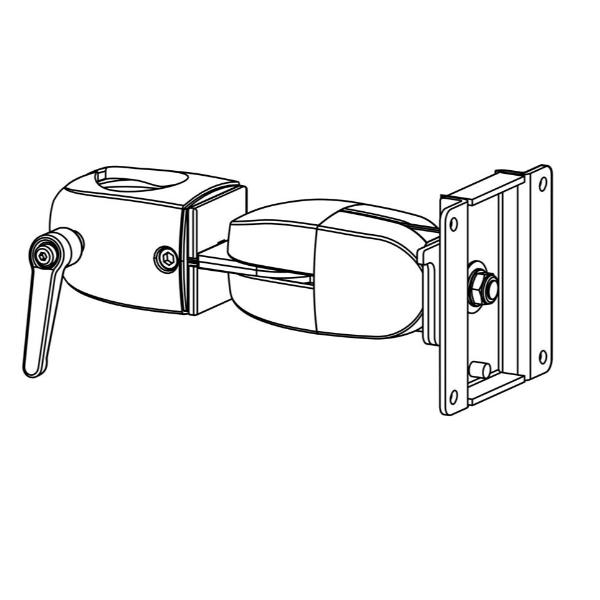 Ergotron - Componente di montaggio (doppio perno di bloccaggio) - per display LCD - nero - dimensione schermo: fino a 30" - per Flat Panel Monitor ARMS DS100 Series
